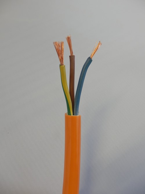 Kabel PUR 3 X 2.5 mm²  ORANGE